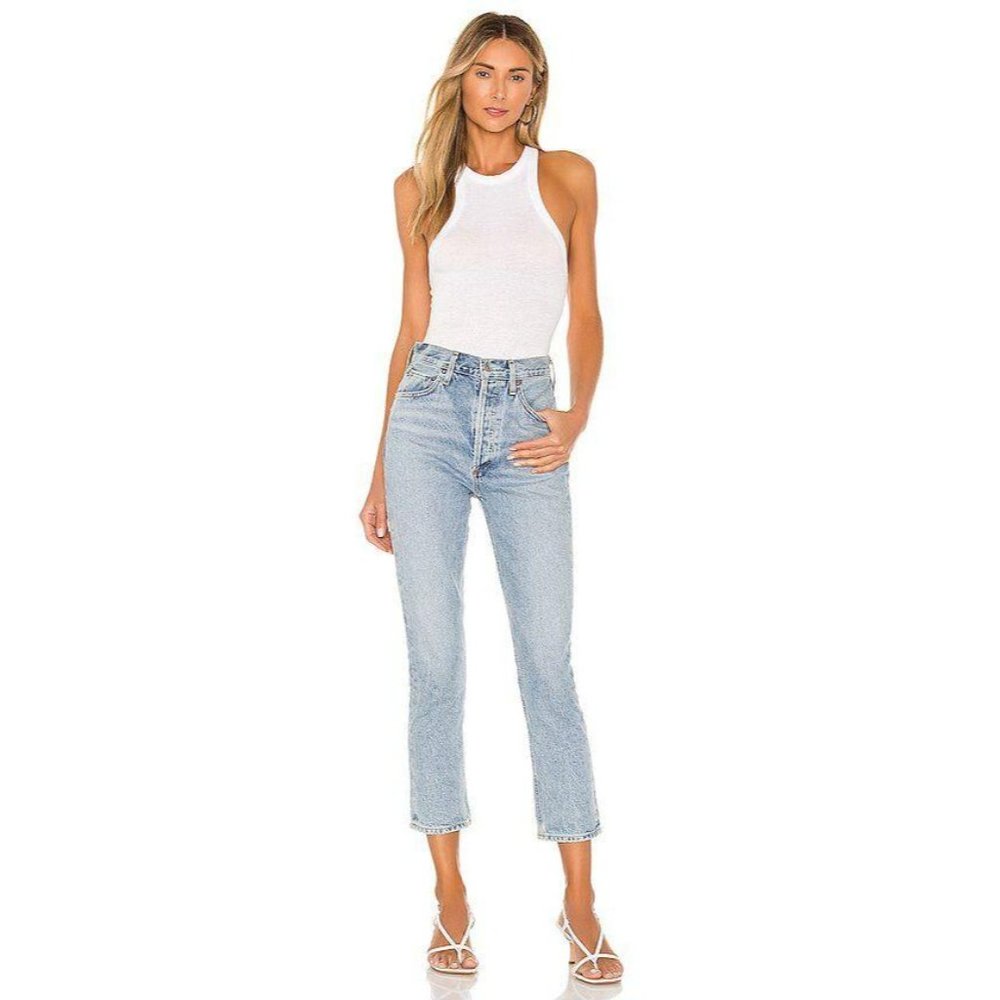 Free People Wide Eyed Tank in White Women's Xsmall - Picture 3 of 8